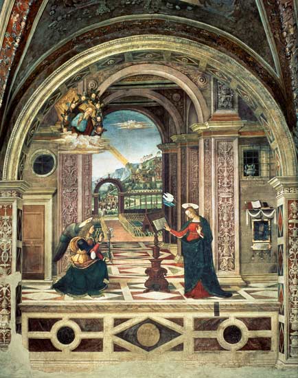 Annunciation à Pinturicchio