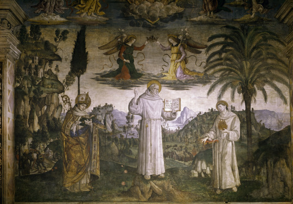 Pinturicchio / St. Bernard of Siena à Pinturicchio