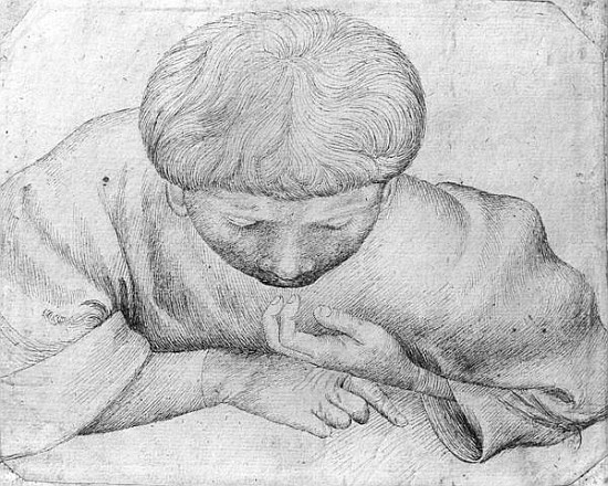 Boy reading, from the The Vallardi Album à Pisanello