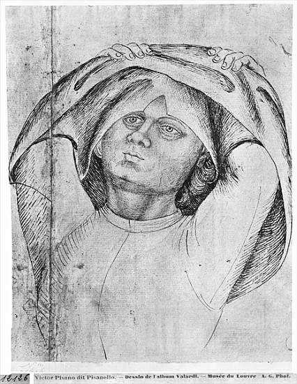 Soldier taking off his chainmail, from the The Vallardi Album à Pisanello
