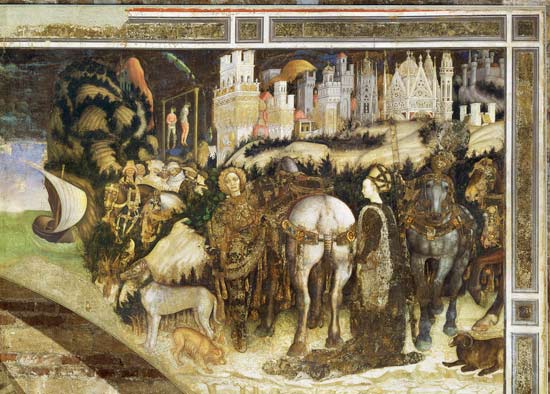 St. George Rescuing the Princess of Trebizond à Pisanello