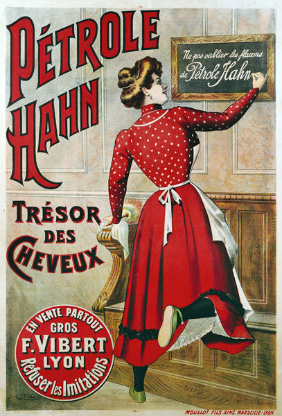 Pétrole Hahn à Affiche Vintage