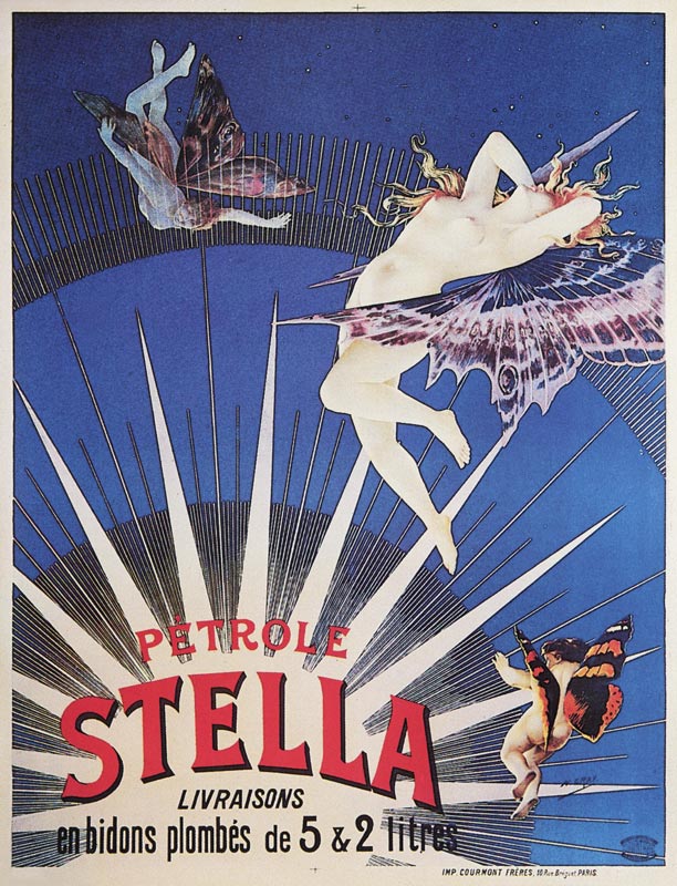 Pétrole Stella (…) à Affiche Vintage