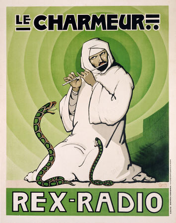 Le Charmeur, Rex-Radio à Affiche Vintage