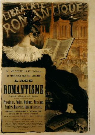 Librairie Romantique à Affiche Vintage