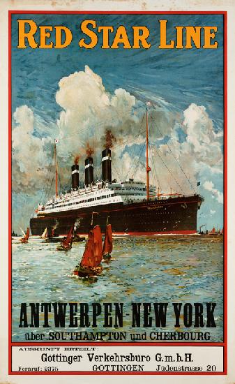 Red Star Line, Antwerpen-New York