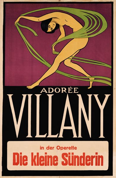 Villany à Affiche Vintage