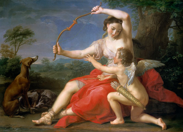 Diane et Cupidon à Pompeo Girolamo Batoni