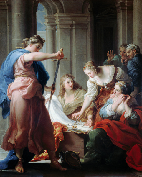 Achilles at the Court of King Lycomedes with his Daughters à Pompeo Girolamo Batoni
