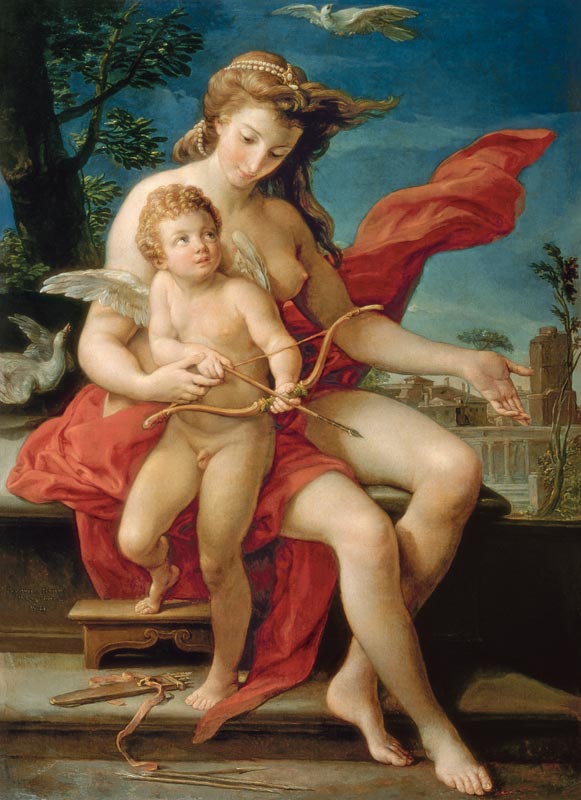 Venus and Cupid à Pompeo Girolamo Batoni
