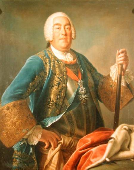 Portrait of Charles Eugene II (1728-93) Duke of Wurttemberg à Pompeo Girolamo Batoni
