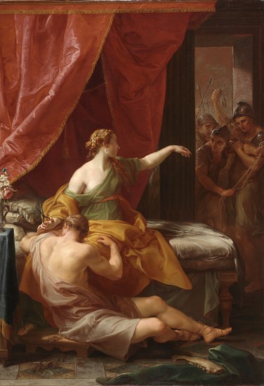 Samson and Delilah à Pompeo Girolamo Batoni