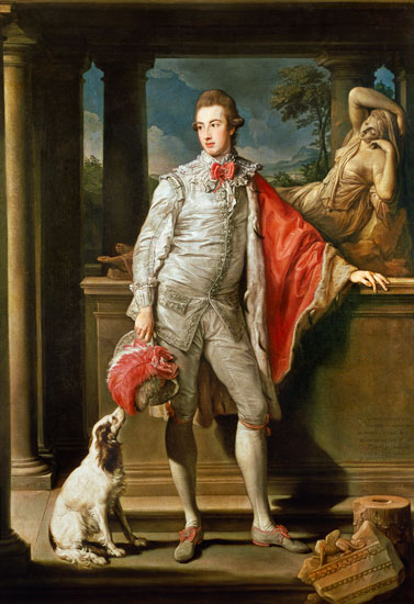 Thomas William Coke, (1752-1842) later 1st Earl of Leicester (of the Second Creation) à Pompeo Girolamo Batoni