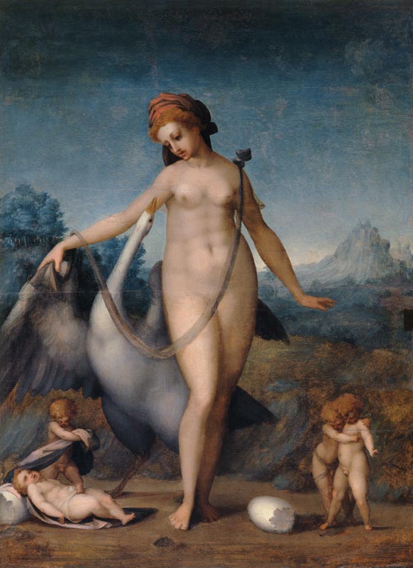 Leda and the Swan à Pontormo, Jacopo Carucci da