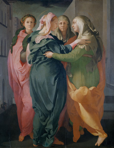 The Visitation à Pontormo, Jacopo Carucci da