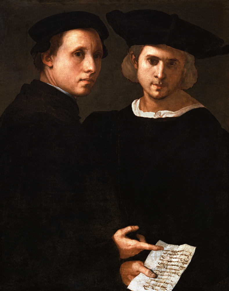 The Two Friends à Pontormo, Jacopo Carucci da