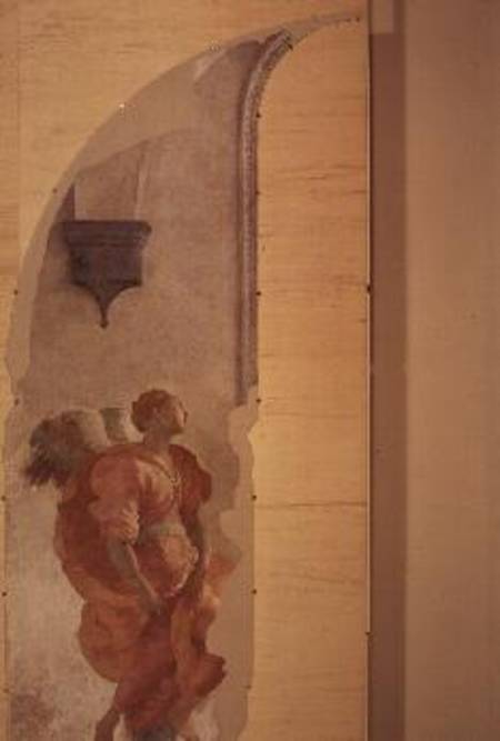 The Annunciation (detail of an angel) à Pontormo, Jacopo Carucci da