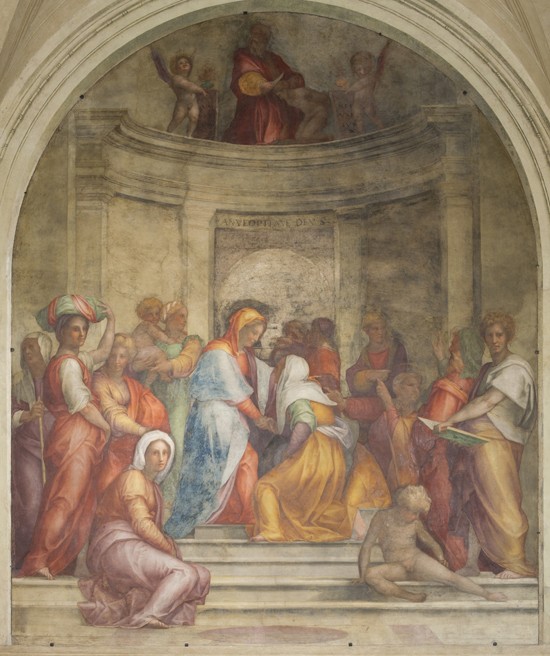 The Visitation à Pontormo, Jacopo Carucci da