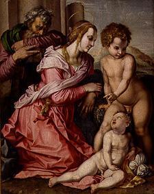 Sainte famille avec l'enfant Jean à Pontormo, Jacopo Carucci da