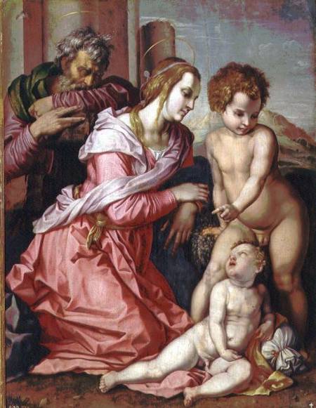 The Holy Family à Pontormo, Jacopo Carucci da