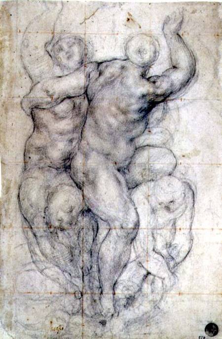 Study for a Group of Nudes à Pontormo, Jacopo Carucci da