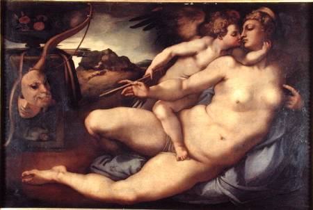 Venus and Cupid à Pontormo, Jacopo Carucci da
