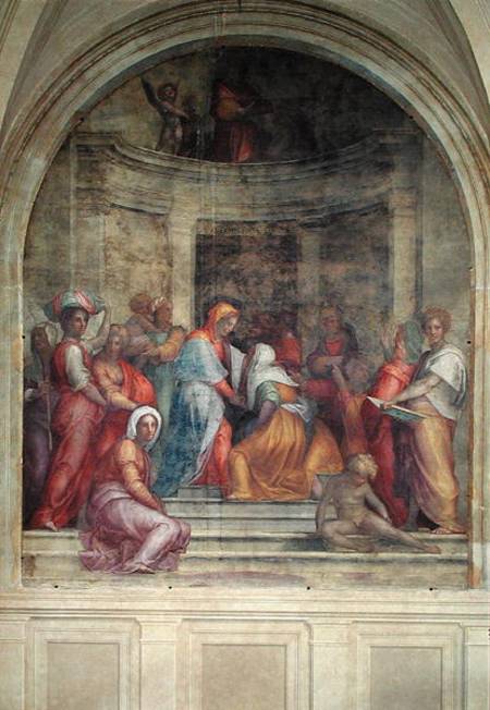 The Visitation, from the cloister à Pontormo, Jacopo Carucci da