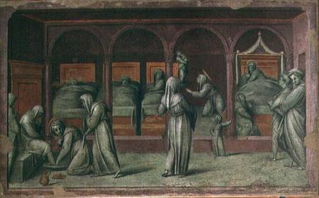 The Women's Ward in the Hospital of St. Matthew à Pontormo, Jacopo Carucci da