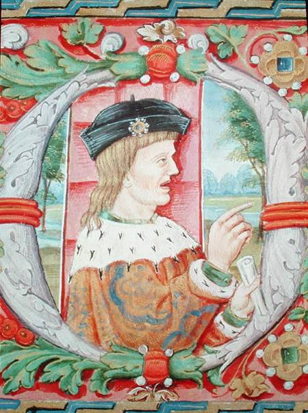 Manuel I (1469-1521) 'The Fortunate', King of Portugal, from 'Lettura Nova' by Alem Duoro à École portugaise
