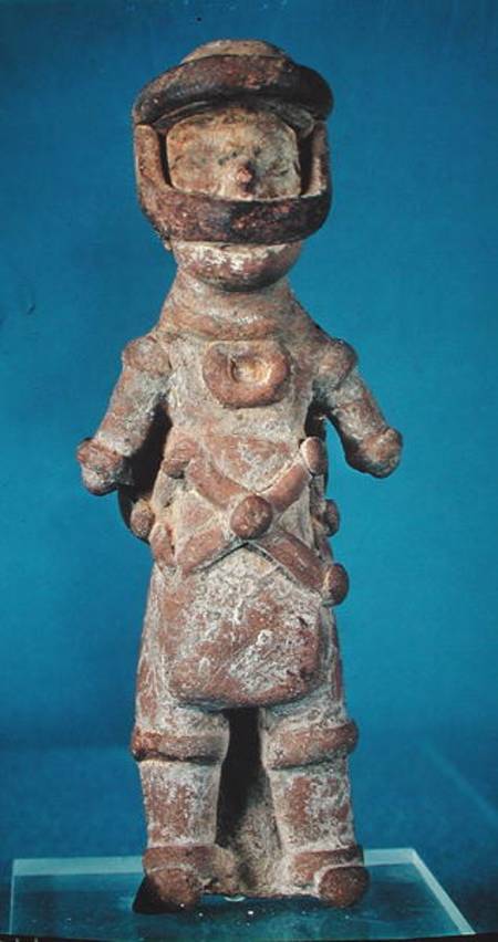 Figurine of a tlachtli player, from Tlatilco, Pre-Classic Period à Pre-Columbian