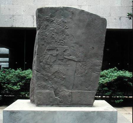 The Stela of La Mojarra, stela 1, late preclassic period, AD c.143-156, Veracruz, Mexico à Pre-Columbian
