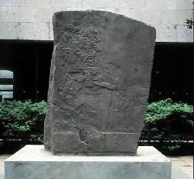 The Stela of La Mojarra, stela 1, late preclassic period, AD c.143-156, Veracruz, Mexico