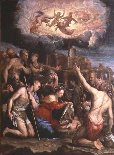 Adoration of the Shepherds à Prospero Fontana