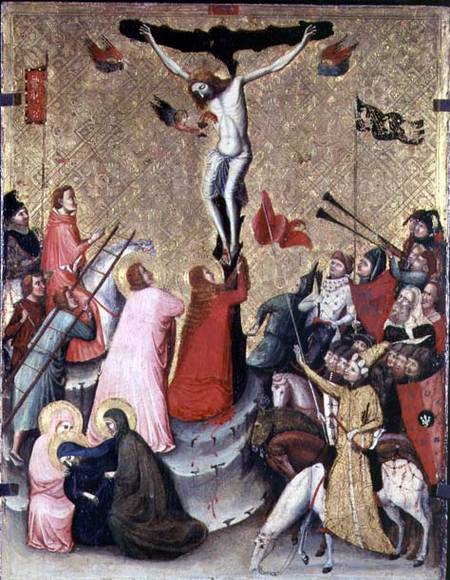 Crucifixion (panel) à Pseudo Jacopino  di Francesco