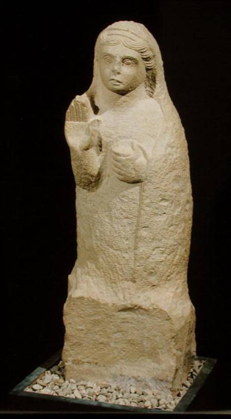 Funerary stela in the form of a statuette à Punic