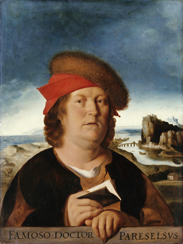 Portrait of Paracelsus à Quentin Massys