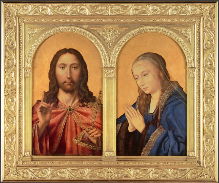 Diptych: Christ and the Virgin à Quentin Massys