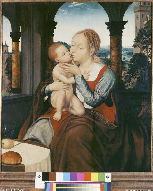 Marie avec l'enfant à Quinten Massys