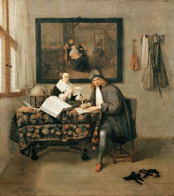 The Studious Life à Quiringh Gerritsz. van Brekelenkam