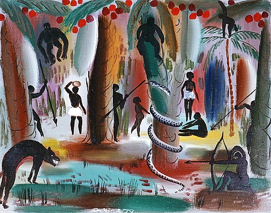 Jungle, 1979 (oil on canvas)  à Radi  Nedelchev