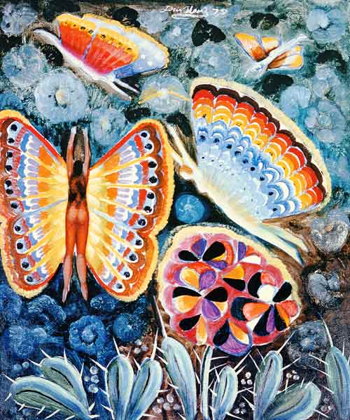 Wings, 1979 (oil on canvas)  à Radi  Nedelchev