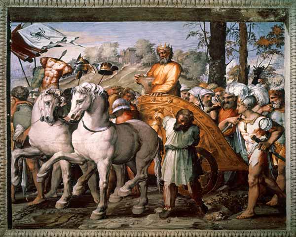 Raphael / David s Triumph / c.1515/18 à Raffaello Sanzio