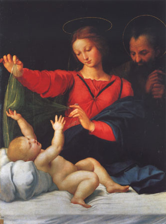 Famille Sainte (Madonne di Loreto) à Raffaello Sanzio