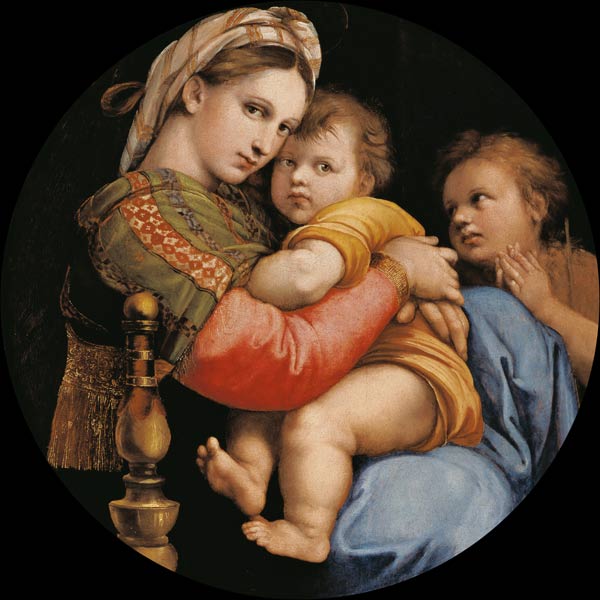 After Raphael / Madonna della Sedia à Raffaello Sanzio