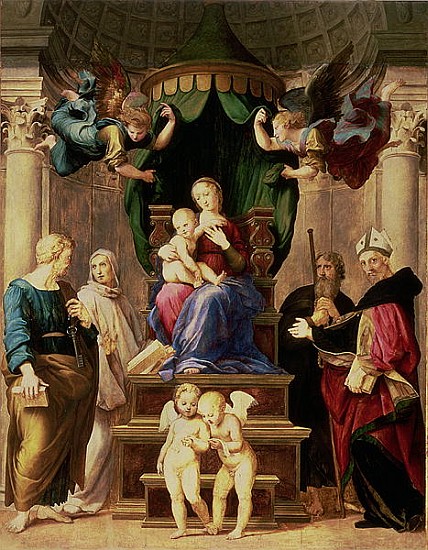 Madonna of the Baldacchino à Raffaello Sanzio