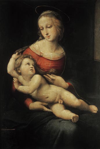 Maria mit dem Kind à Raffaello Sanzio