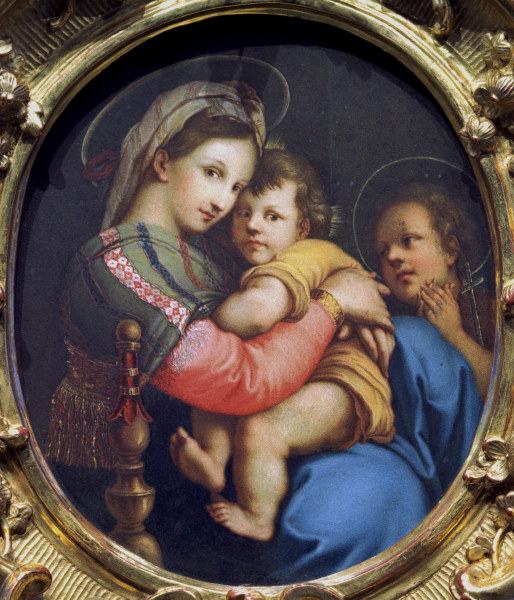 Mengs after Raphael, Madonna della Sedia à Raffaello Sanzio