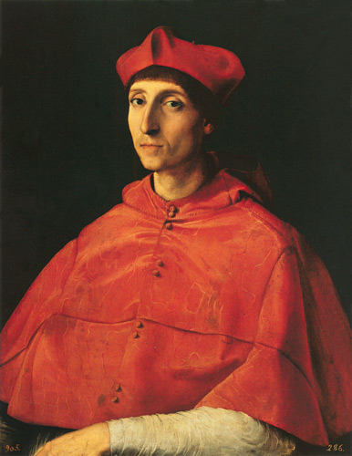 Portrait of a Cardinal à Raffaello Sanzio