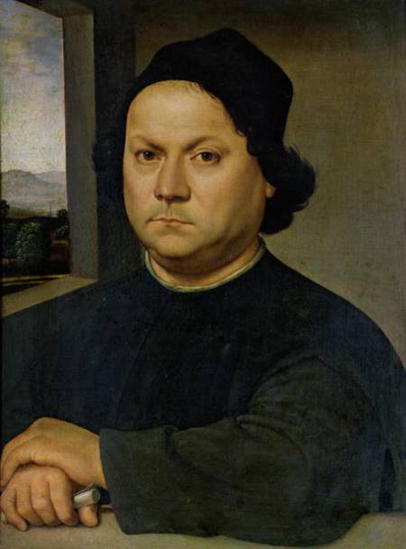 Portrait of Perugino à Raffaello Sanzio