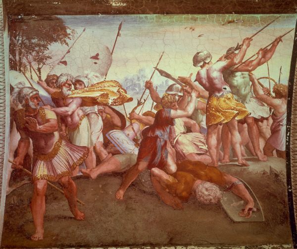 Raphael / David and Goliath / c.1515 à Raffaello Sanzio